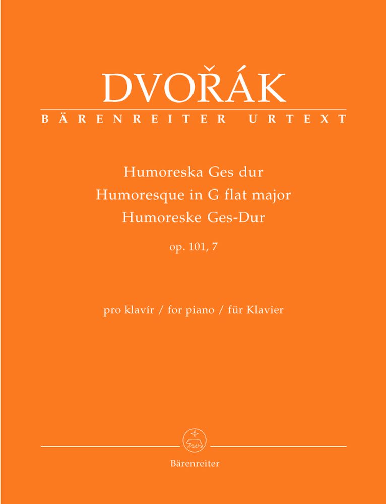 BARENREITER Dvorak Onin - Humoresque Ges-Dur Ges-Dur Op. 101,7 - Piano