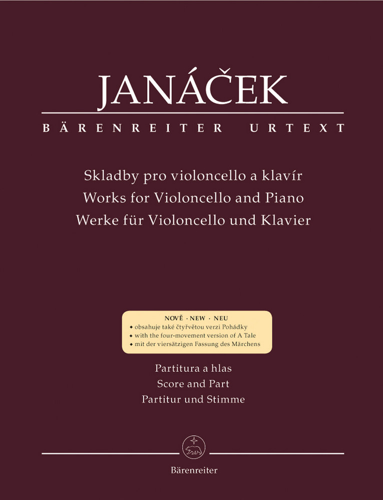 BARENREITER Janacek L. - Works For Violoncello & Piano