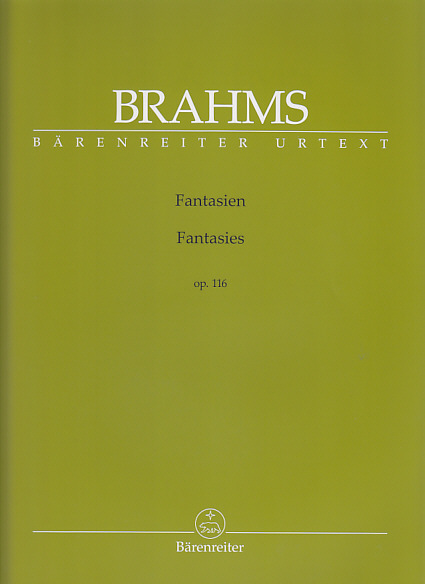 BARENREITER Brahms Johannes - Fantasien Op.116 - Piano