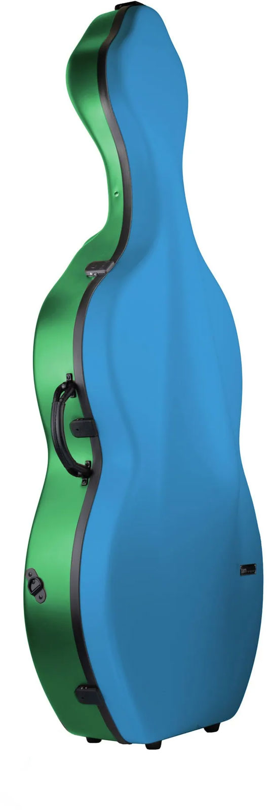 BAM Hightech Candy 4/4 Cello Case + Wheels - Blue/Green