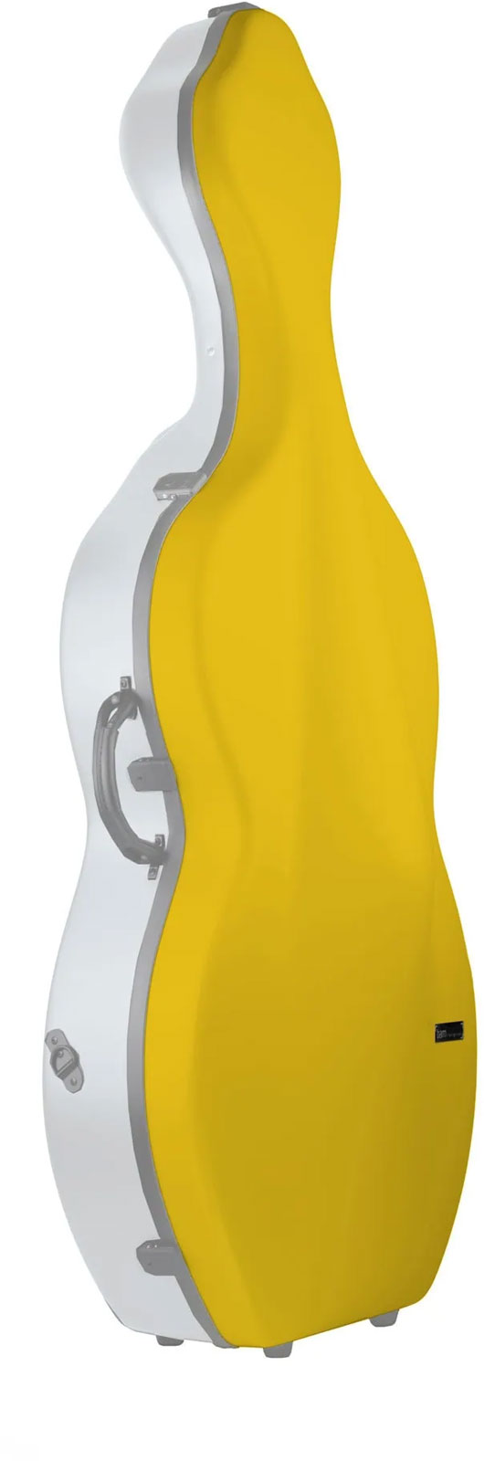 BAM Hightech Candy 4/4 Cello Case + Wheels - Yellow/White