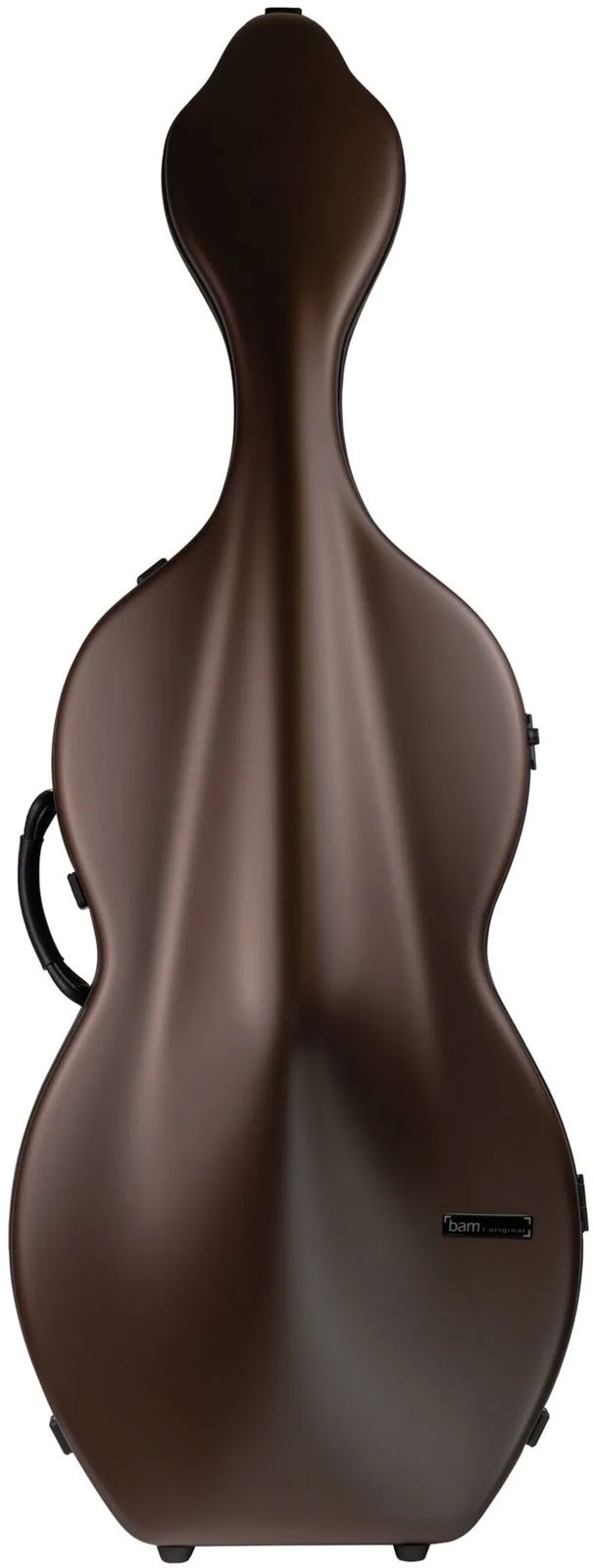 BAM Étui Violoncelle 4/4 Hightech Bonbon + Roues - Marron/Noir