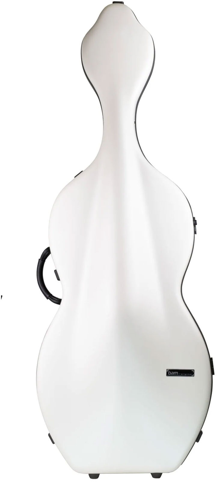 BAM Hightech Candy 4/4 Cello Case + Wheels - White/Brown