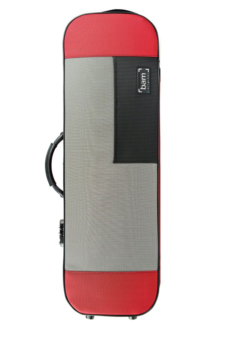 BAM 4/4 STYLUS VIOLIN CASE - RED
