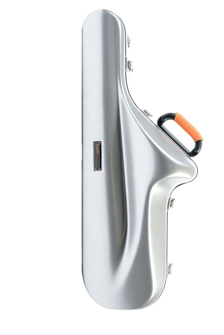 BAM ETUI SAXOPHONE TENOR CABINE LA DEFENSE - ALUMINIUM BROSSÉ