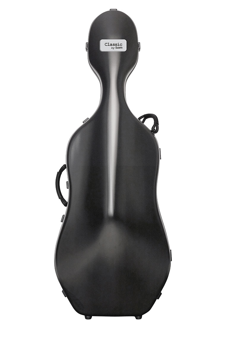 BAM CLASSIC CELLO CASE WITH WHEELS - BLACK