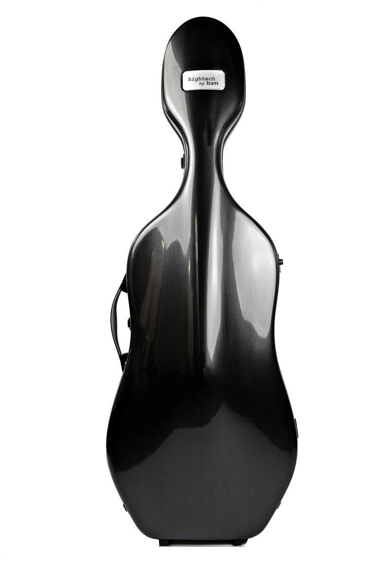 BAM HIGHTECH 3.5 COMPACT CELLO CASE - BLACK CARBON LOOK