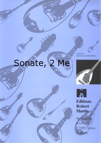 ROBERT MARTIN BARBELLA - SONATE, 2 MANDOLINES