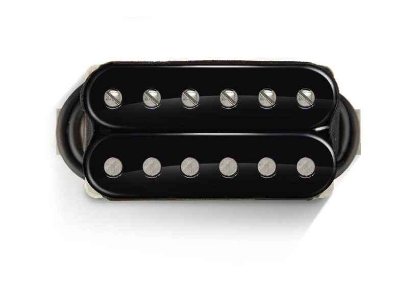 BARE KNUCKLE PICKUPS RAGNAROK 6 SET OPEN BLACK-BLACK NICKEL SCREW