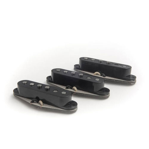 BARE KNUCKLE PICKUPS TRILOGY SUITE STRAT 6 SET BLACK