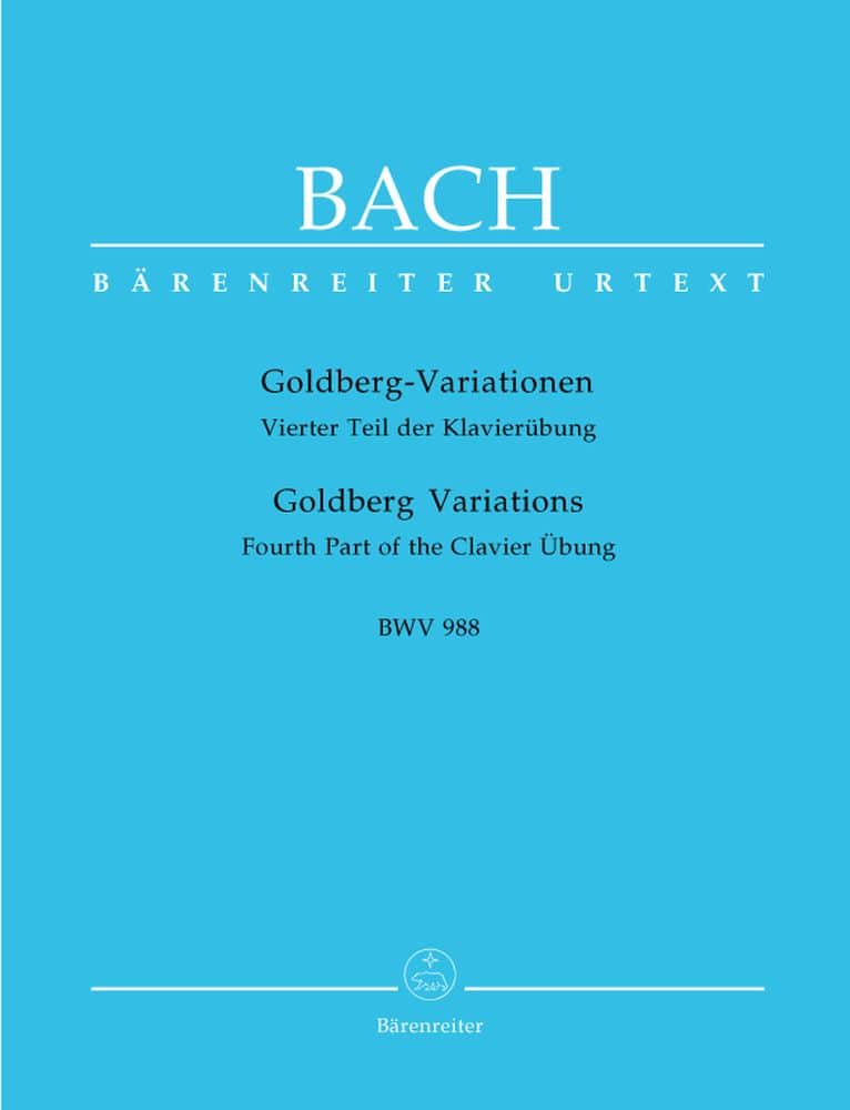 BARENREITER BACH J.S - VARIATIONS GOLDBERG BWV 988 - PIANO