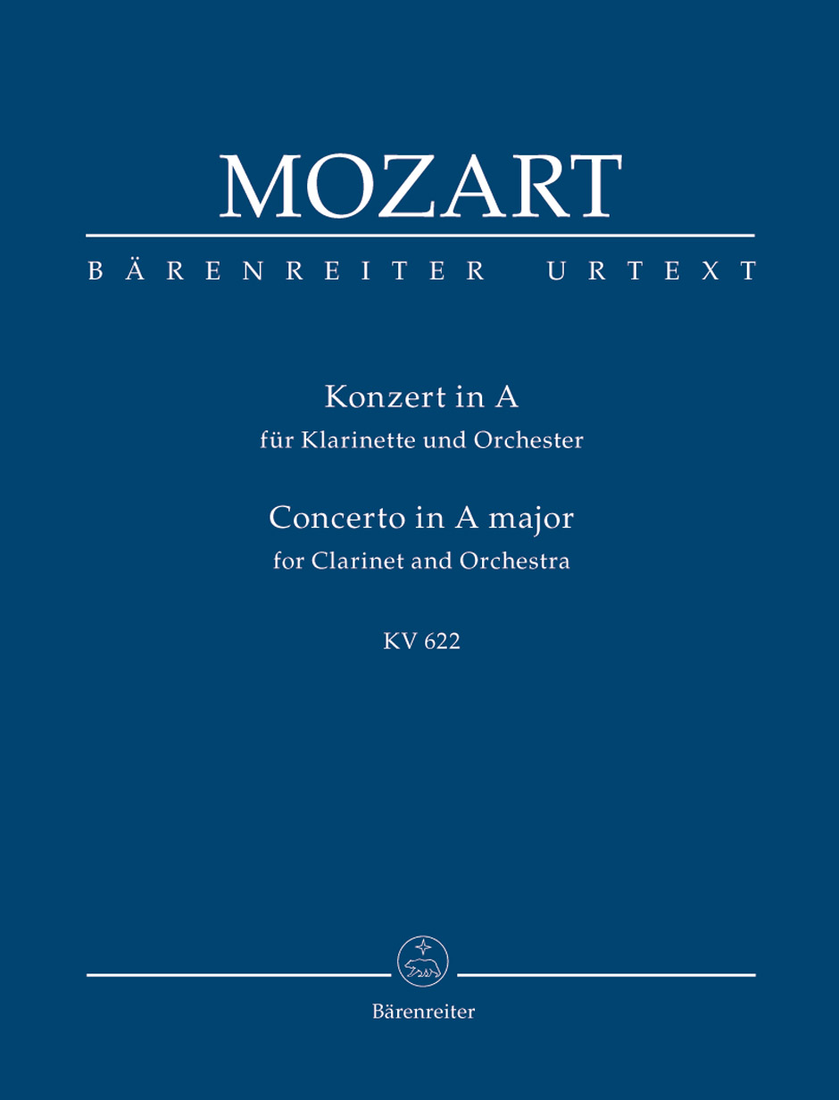 BARENREITER MOZART W.A. - CONCERTO FOR CLARTINET KV 622 - SCORE