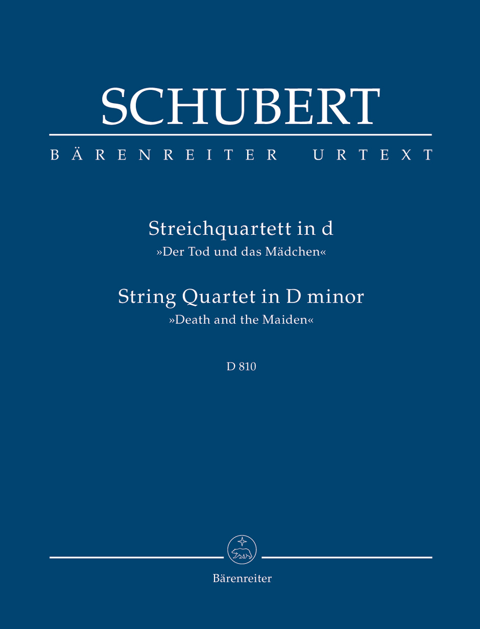 BARENREITER SCHUBERT F. - DEATH AND THE MAIDEN D 810 - SCORE