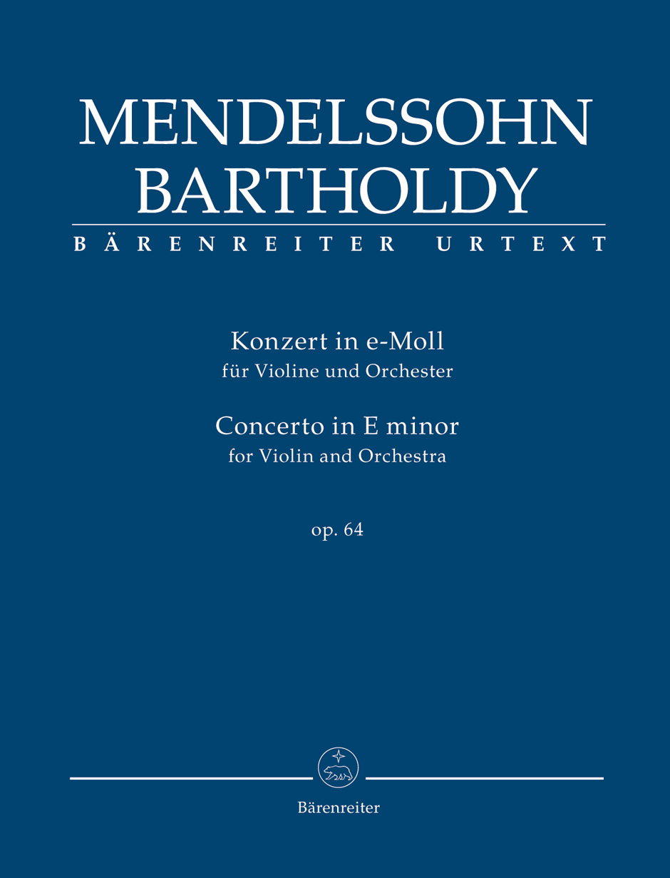 BARENREITER MENDELSSOHN BARTHOLDY F.- CONCERTO FOR VIOLIN AND ORCHESTRA E MINOR OP. 64 - STUDY SCORE 