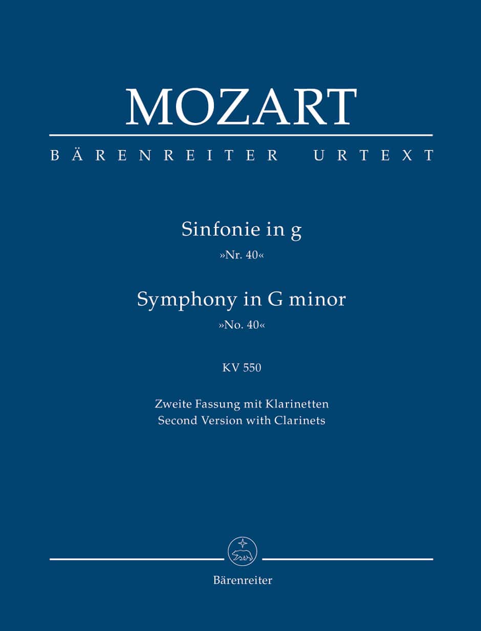 BARENREITER MOZART W.A. - SINFONIE N°40 G-MOLL KV 550 (ZWEITE FASSUNG MIT KLARINETTE) - CONDUCTEUR DE POCHE