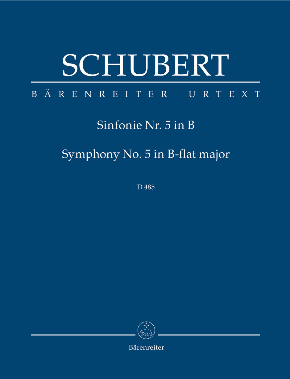 BARENREITER SCHUBERT FRANZ - SYMPHONY N°5 D 485 - SCORE