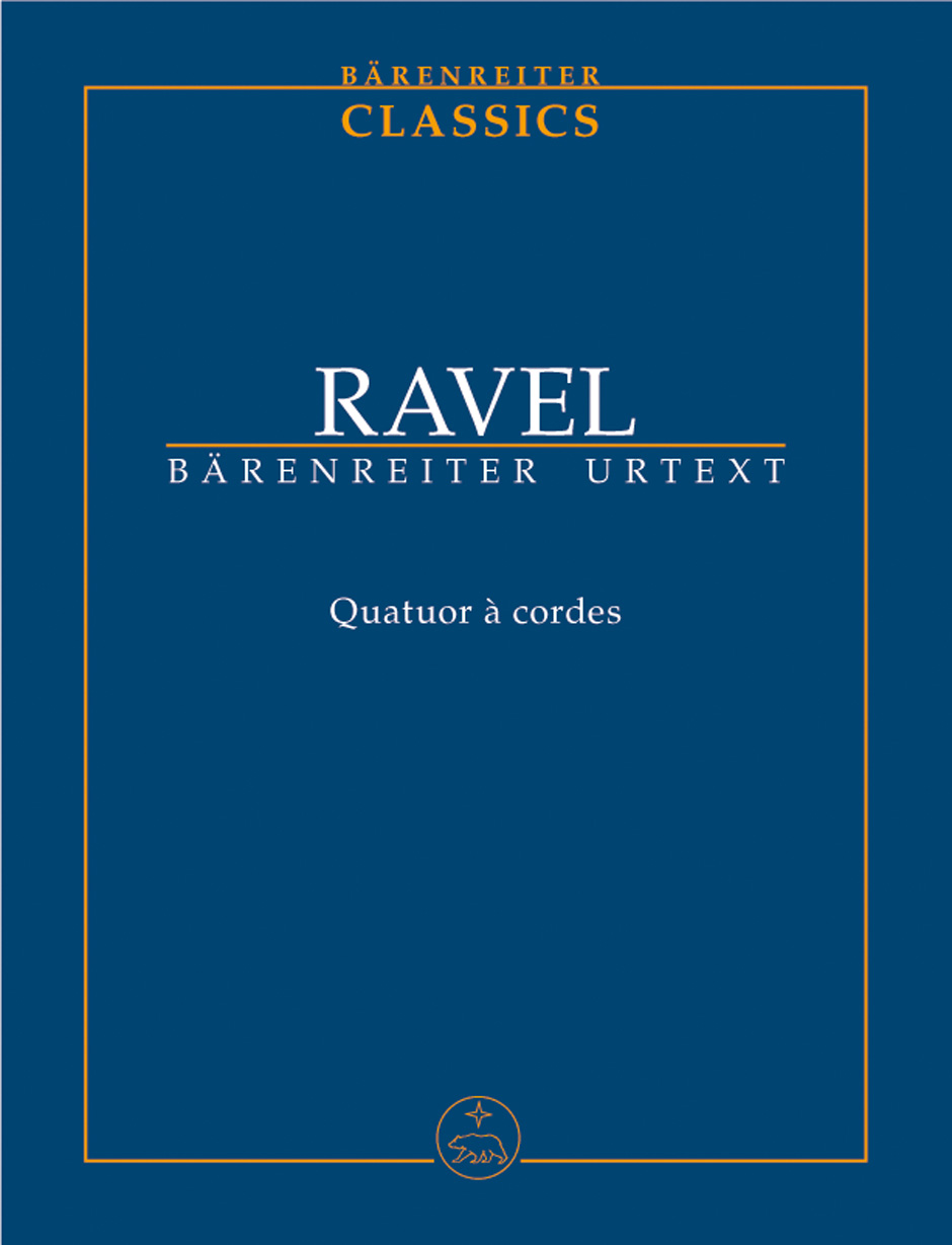 BARENREITER RAVEL MAURICE - QUATUOR A CORDES - SCORE
