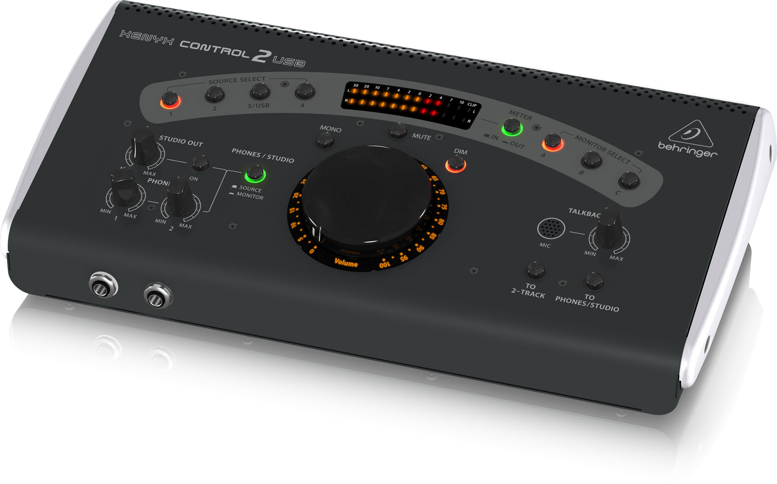 Behringer Control2usb Studio Enceintes monitoring (Home Studio