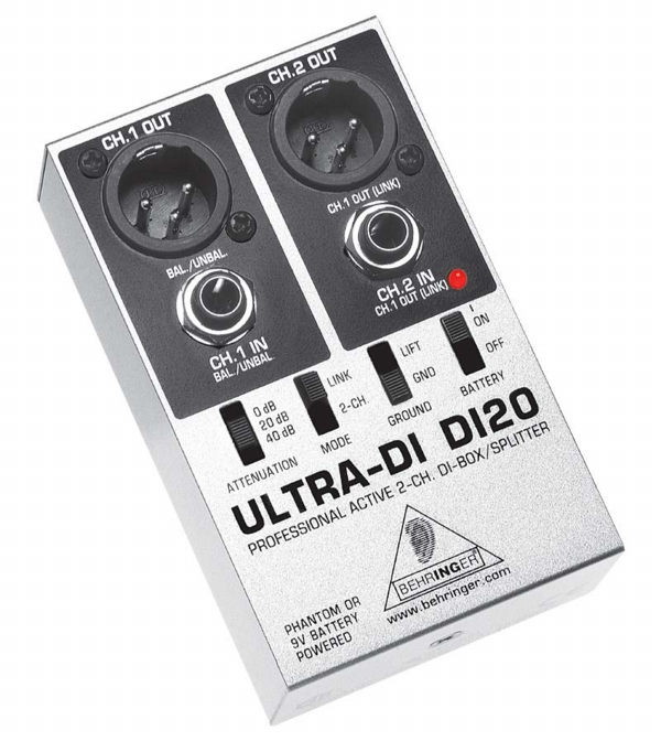 BEHRINGER Di 20 Boite Di Separateur