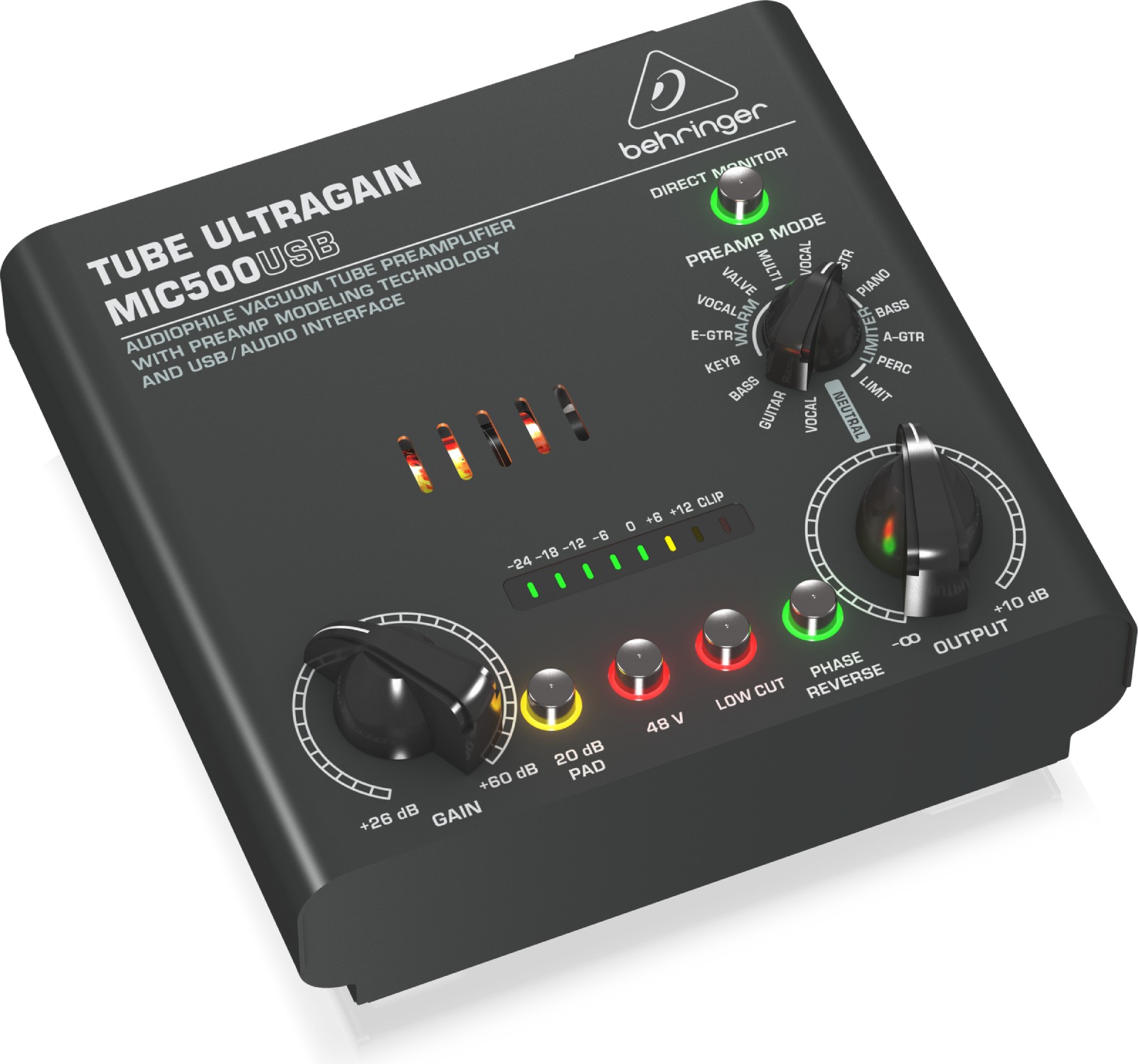BEHRINGER MIC500USB Tube Ultragain