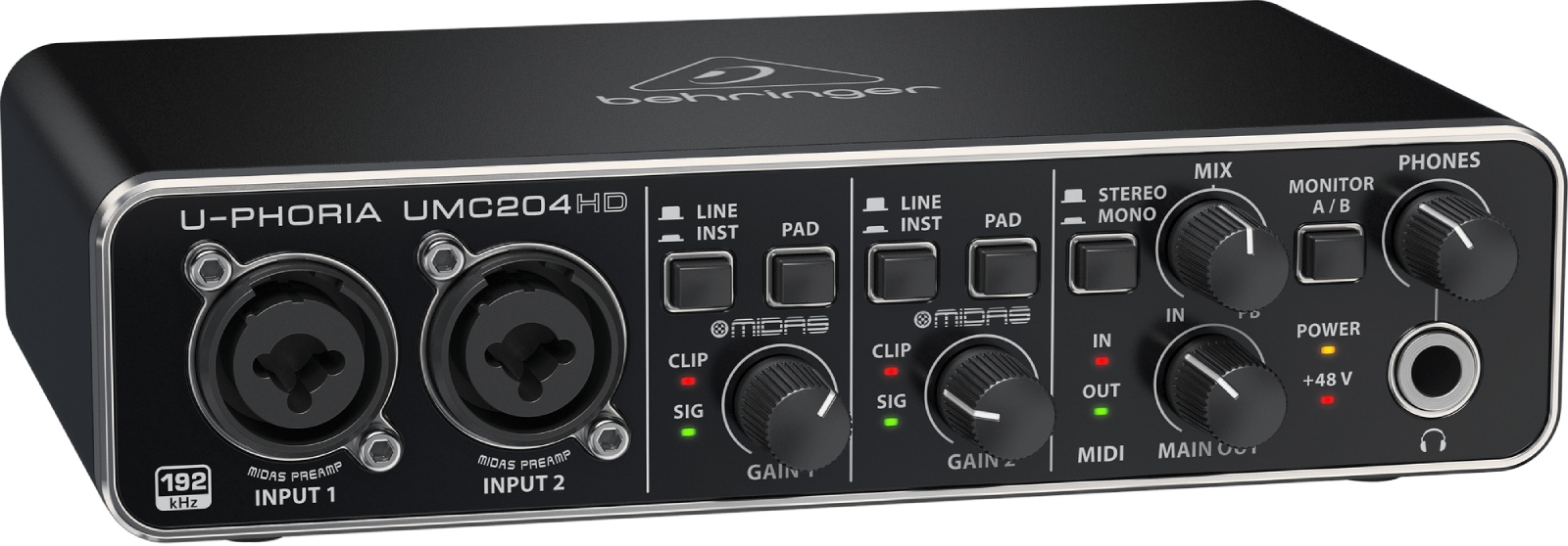 BEHRINGER U-Phoria UMC204hd