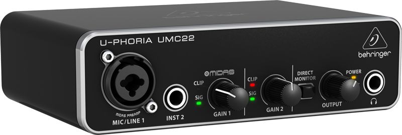 BEHRINGER U-Phoria UMC22