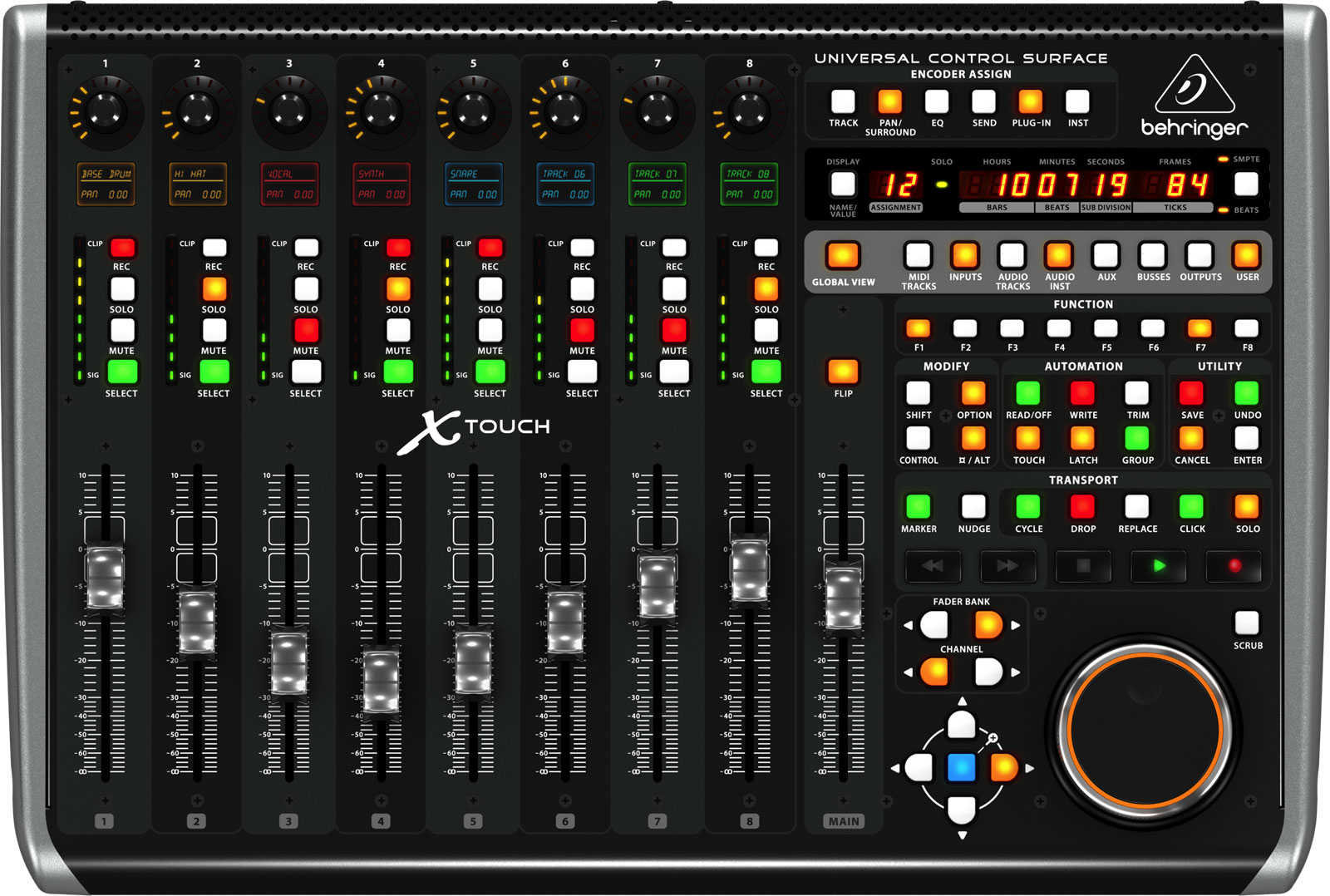 Location d'une table de mixage Behringer X-Touch - CCL Live