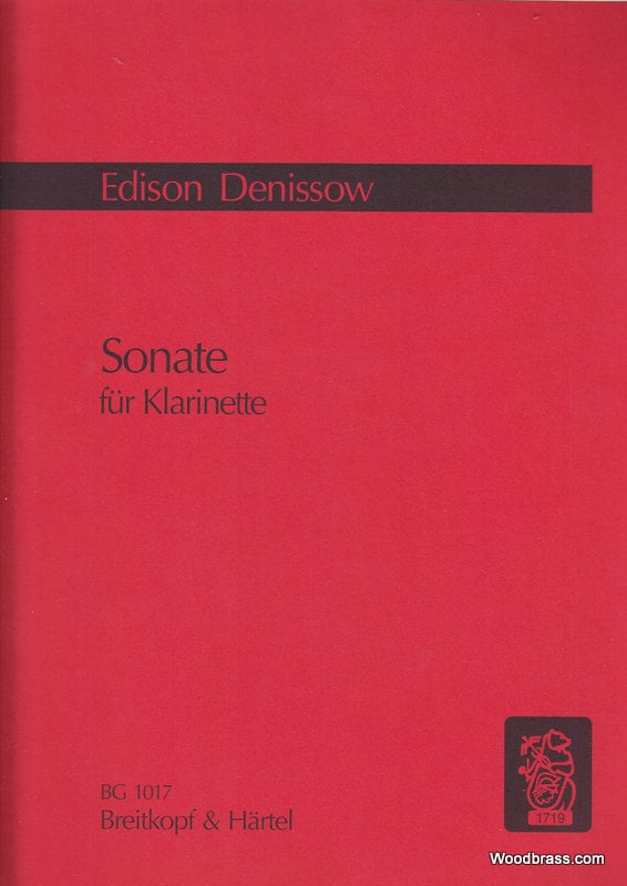 EDITION BREITKOPF DENISSOW EDISON - SONATE POUR CLARINETTE SEULE