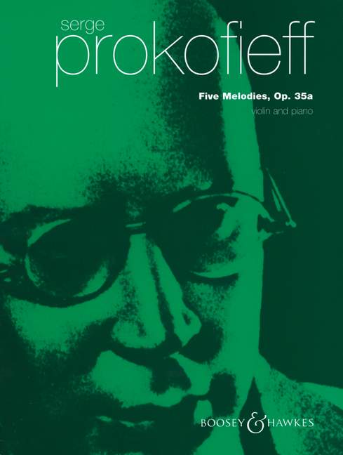 BOOSEY & HAWKES PROKOFIEV SERGE - CINQ MELODIES OP 35A VIOLON ET PIANO