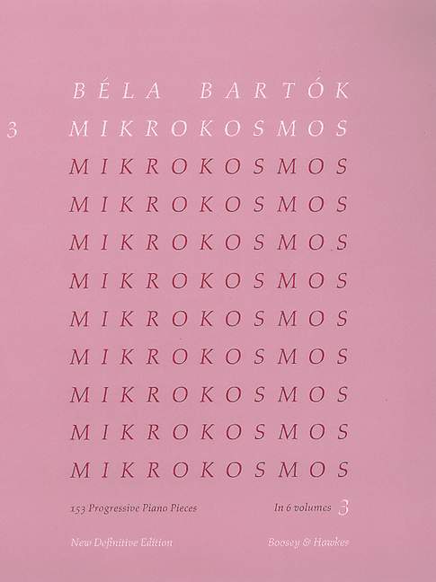 BOOSEY & HAWKES BARTOK BELA - MIKROKOSMOS VOL.3 - PIANO