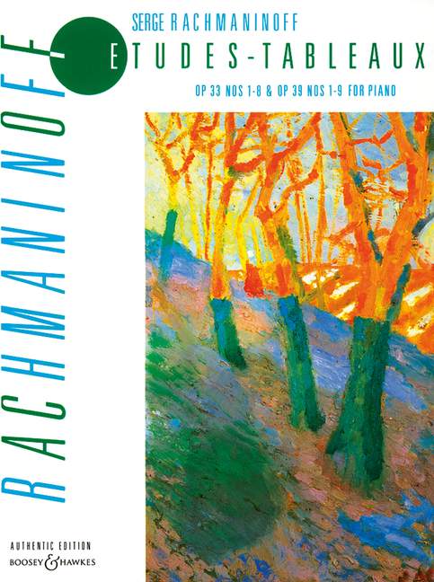 BOOSEY & HAWKES RACHMANINOFF SERGE - ETUDES-TABLEAUX OP 33 N° 1-8, OP 39 N° 1-9 POUR PIANO