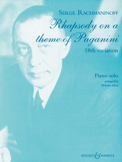 BOOSEY & HAWKES RACHMANINOFF S. - RHAPSODY ON A THEME OF PAGANINI OP. 43 - PIANO 