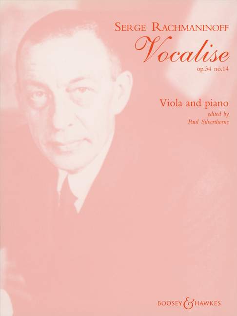 BOOSEY & HAWKES RACHMANINOFF SERGEI WASSILJEWITSCH - VOCALISE OP. 34/14 - VIOLA AND PIANO