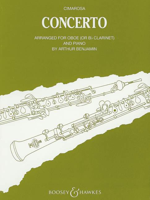 BOOSEY & HAWKES Cimarosa Domenico - Concerto For Oboe And Strings - Oboe And Strings