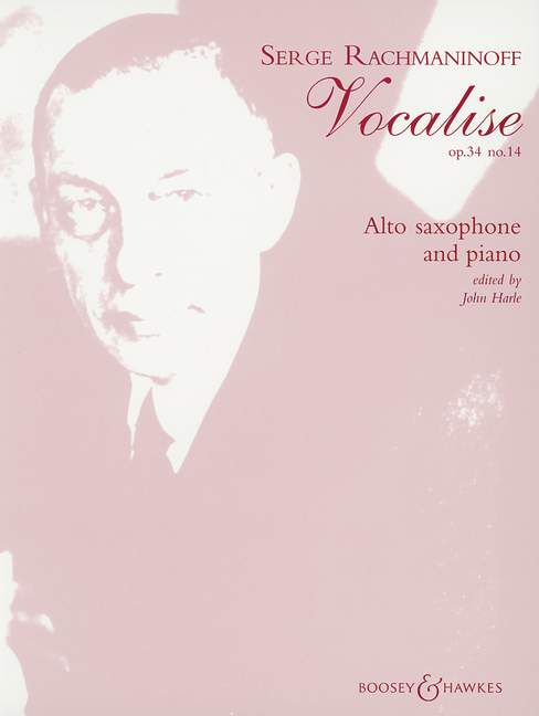 BOOSEY & HAWKES RACHMANINOFF S. - VOCALISE OP. 34/14 - ALTO SAXOPHONE AND PIANO