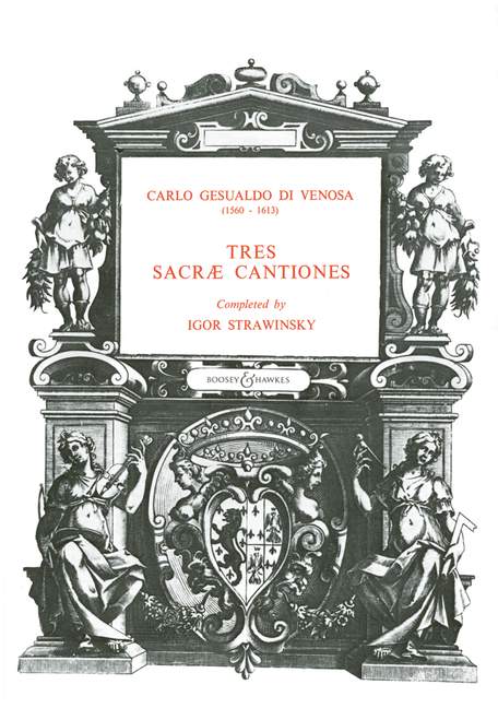 BOOSEY & HAWKES STRAVINSKY IGOR / GESUALDO DI VENOSA CARLO - TRES SACRAE CANTIONES - MIXED CHOIR