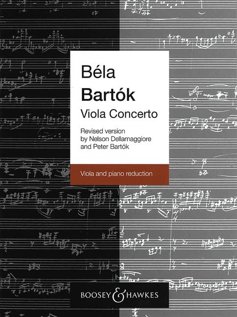 BOOSEY & HAWKES Bartok Bela - Viola Concerto Op. Posth. - Viola And Orchestra