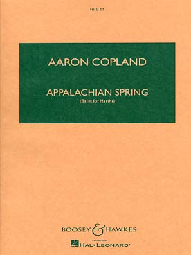 BOOSEY & HAWKES COPLAND AARON - APPALACHIAN SPRING (BALLET FOR MARTHA) - ORCHESTRE - CONDUCTEUR POCHE