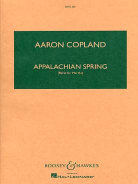 BOOSEY & HAWKES Copland Aaron - Appalachian Spring (ballet For Martha) - Orchestre - Conducteur Poche