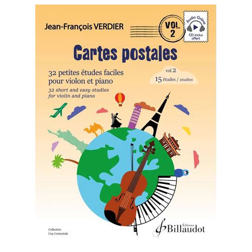 BILLAUDOT Verdier J.F. - Cartes Postales Violon Vol. 2
