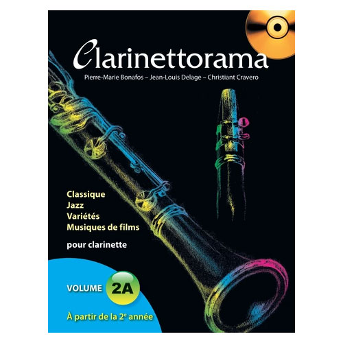 HIT DIFFUSION CLARINETTORAMA : VOL. 2A + CD - CLARINETTE