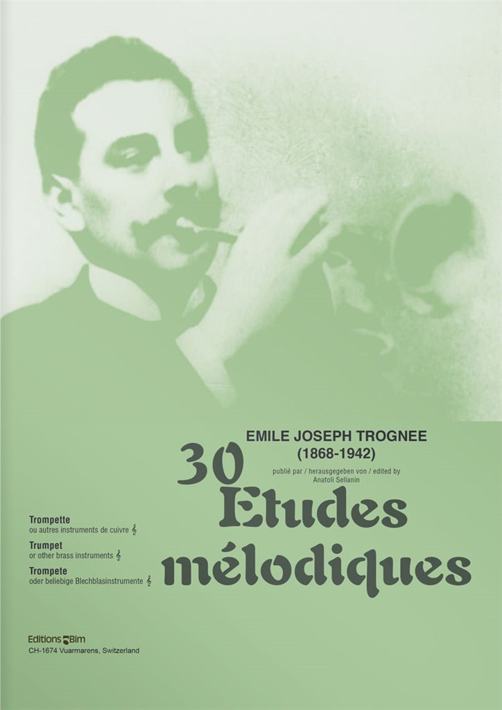 BIM TROGNEE E.J. - 30 ETUDES MELODIQUES - TROMPETTE 