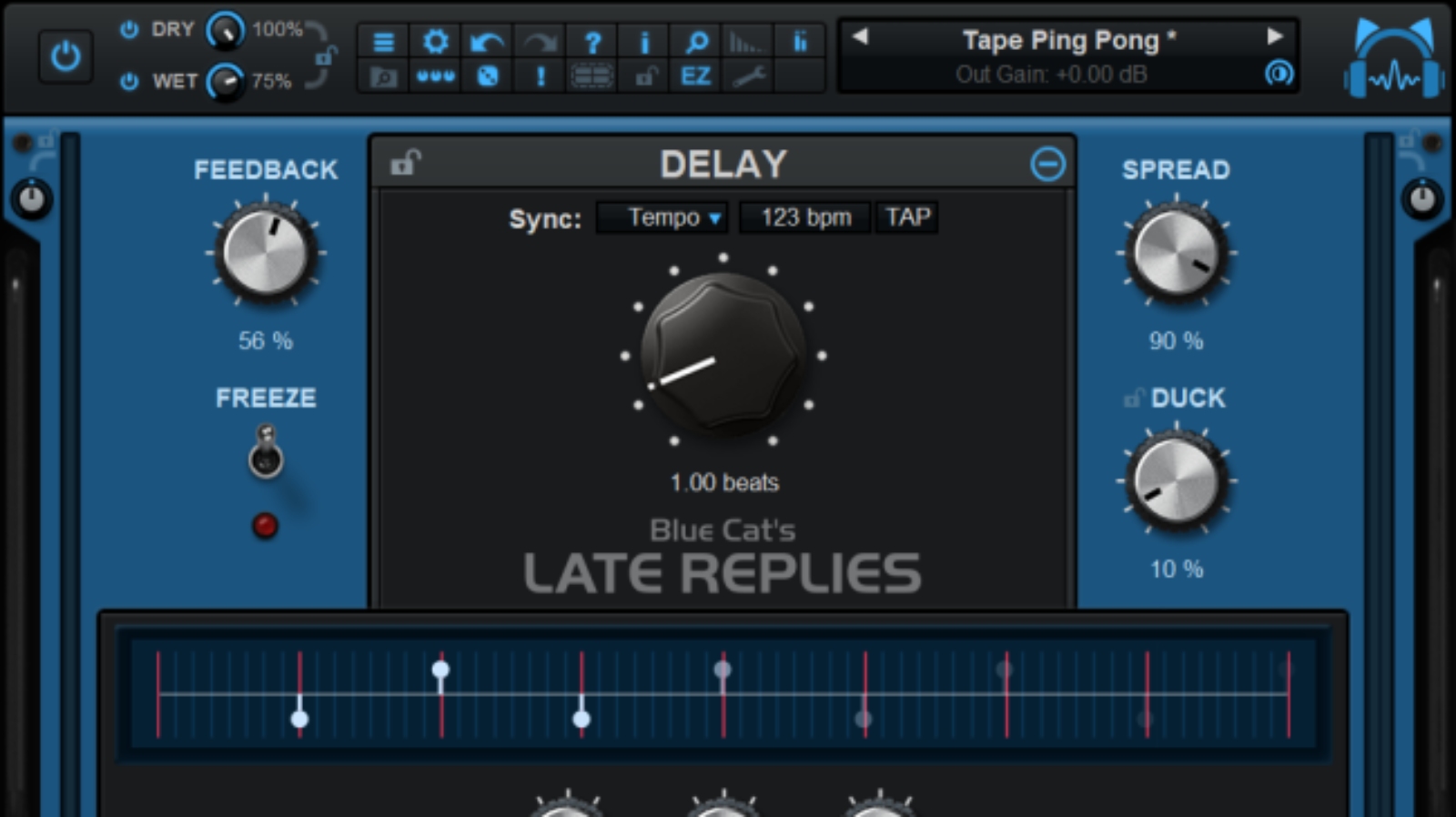 BLUE CAT AUDIO Late Replies