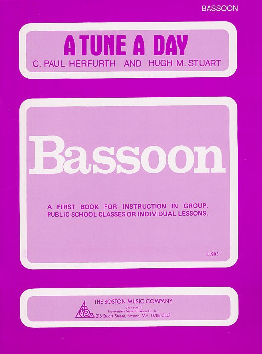 BOSWORTH A TUNE A DAY FOR BASSOON BOOK ONE - BASSOON