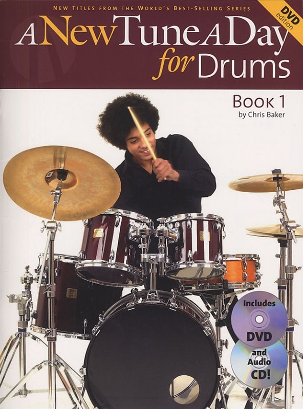 BOSWORTH A NEW TUNE A DAY FOR DRUMS BOOK ONE + CD/DVD - BOOK 1 - DRUMS