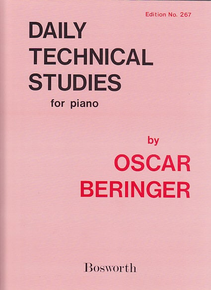 BOSWORTH BERINGER O. - DAILY TECHNICAL STUDIES - PIANO