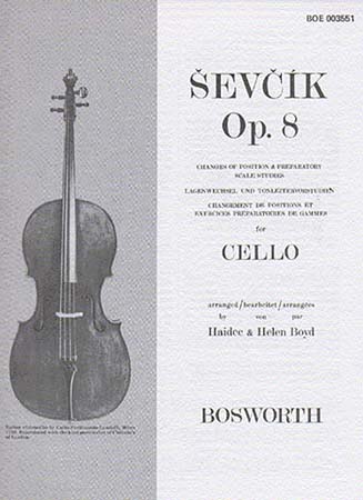 BOSWORTH SEVCIK - CELLO STUDIES OP.8 CHANGE OF POSITION