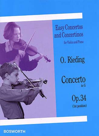 BOSWORTH RIEDING - CONCERTO IN G OP.34 - VIOLON, PIANO