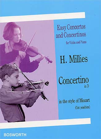 BOSWORTH MILLIES H. - CONCERTINO IN D - VIOLON, PIANO