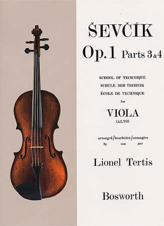 BOSWORTH SEVCIK - ETUDES OP.1 PARTS 3 ET 4 ECOLE DE LA TECHNIQUE - ALTO